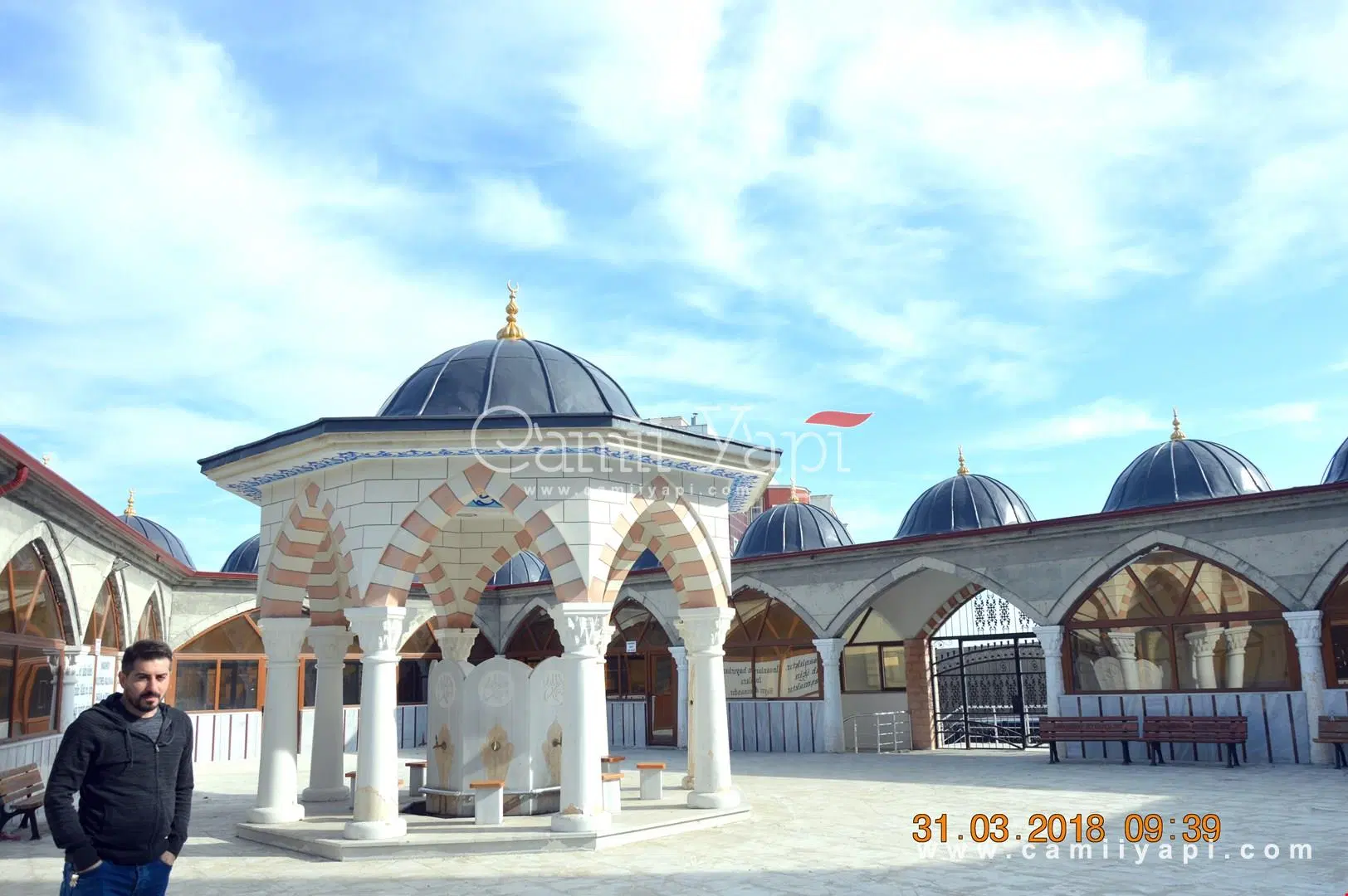 Mosque ablution fountains application visual 1