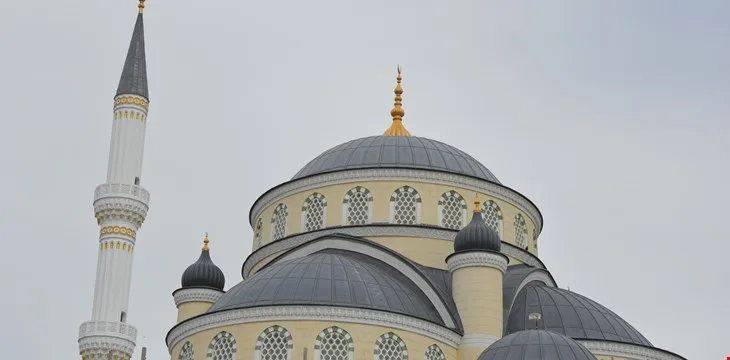 Mosque main dome and auxiliary domes